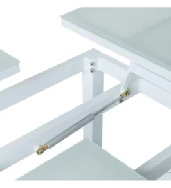Stół rozkładany ogrodowy AGNES 120 cm biały*Zona-Design Hot
