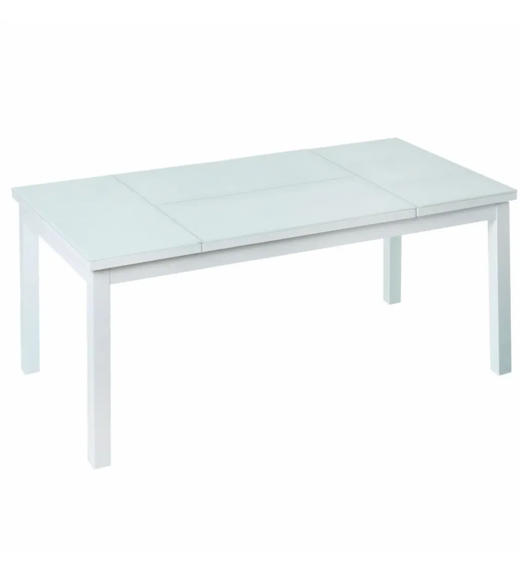 Stół rozkładany ogrodowy AGNES 120 cm biały*Zona-Design Hot