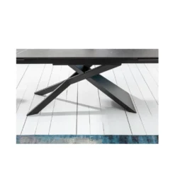 Stół rozkładany ONTARIO Euphoria 180 Cm - 220 Cm - 260 Cm Ceramika W Optyce grafitu*Invicta Interior