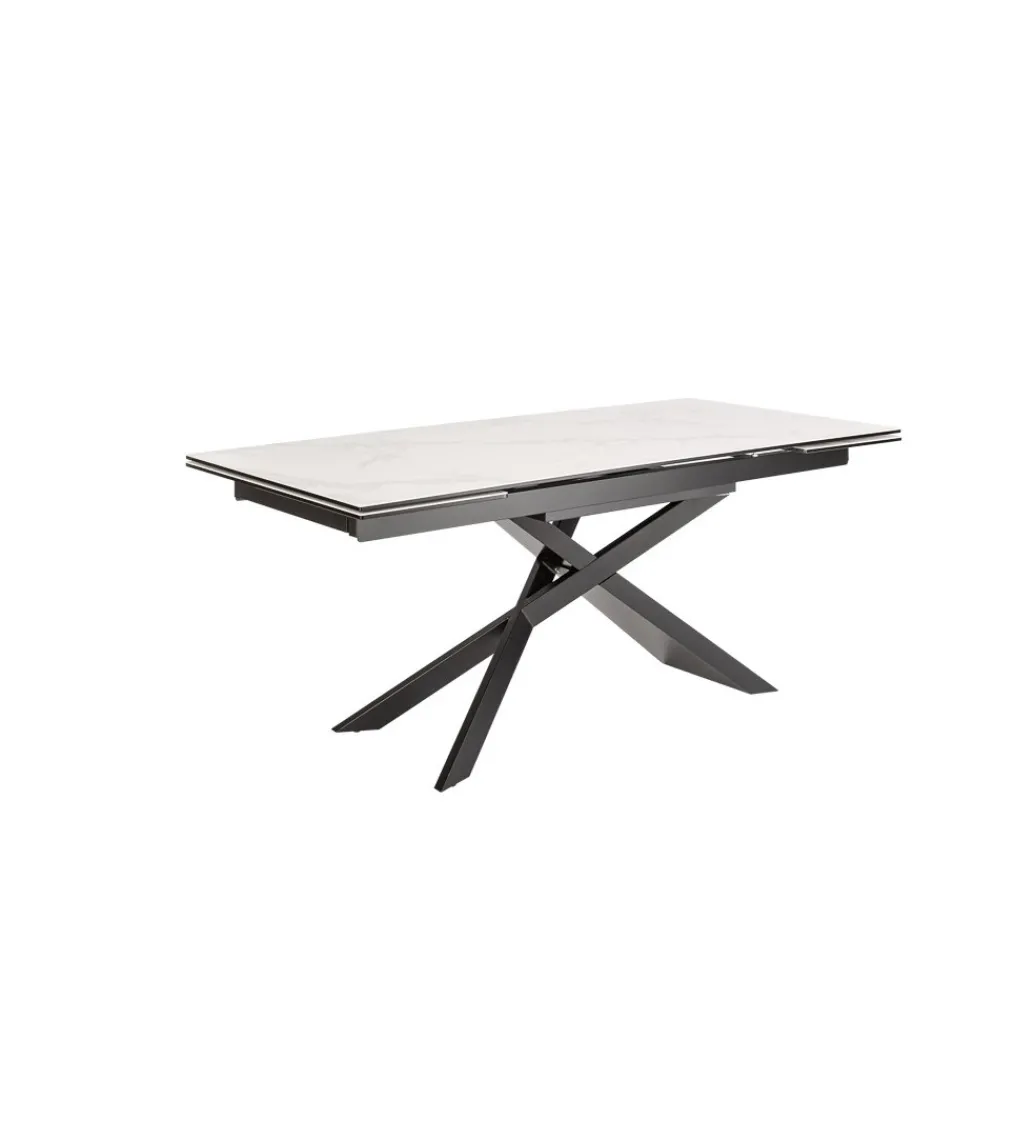 Stół rozkładany ONTARIO Euphoria 180 cm - 220 cm - 260 cm ceramika w optyce marmuru*Invicta Interior Online