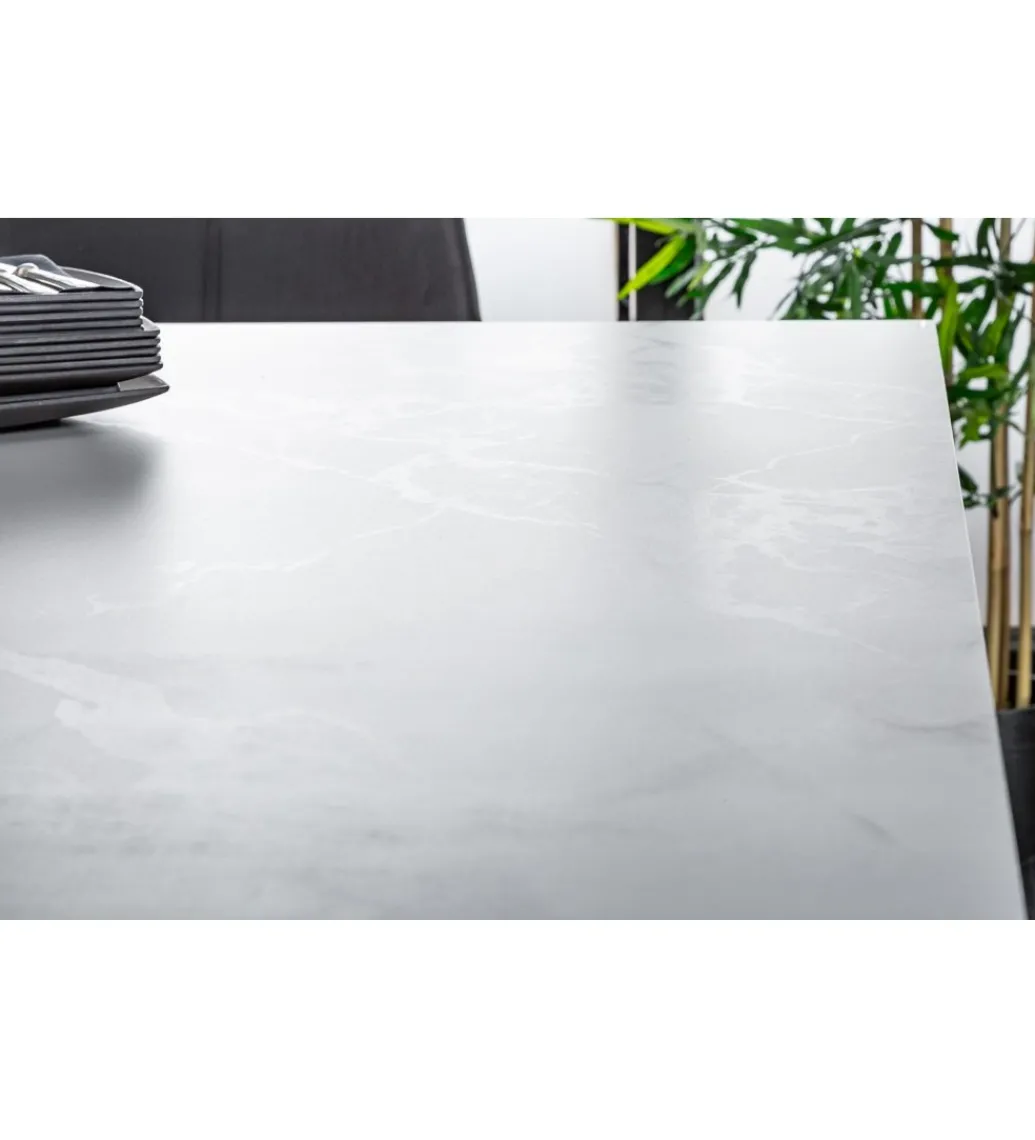 Stół rozkładany ONTARIO Euphoria 180 cm - 220 cm - 260 cm ceramika w optyce marmuru*Invicta Interior Online