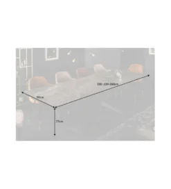 Stół Rozkładany ONTARIO Euphoria180 Cm - 220 Cm - 260 Cm Ceramika W Optyce Marmuru*Invicta Interior Discount