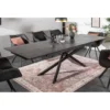 Stół Rozkładany ONTARIO Euphoria 180 Cm - 220 Cm - 260 Cm ceramika antracytowy Lava*Invicta Interior New