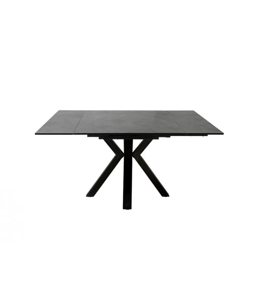 Stół rozkładany PALLINI 150 cm x 90 cm - 120 cm - 150 cm ceramika antracytowy*MCA Sale