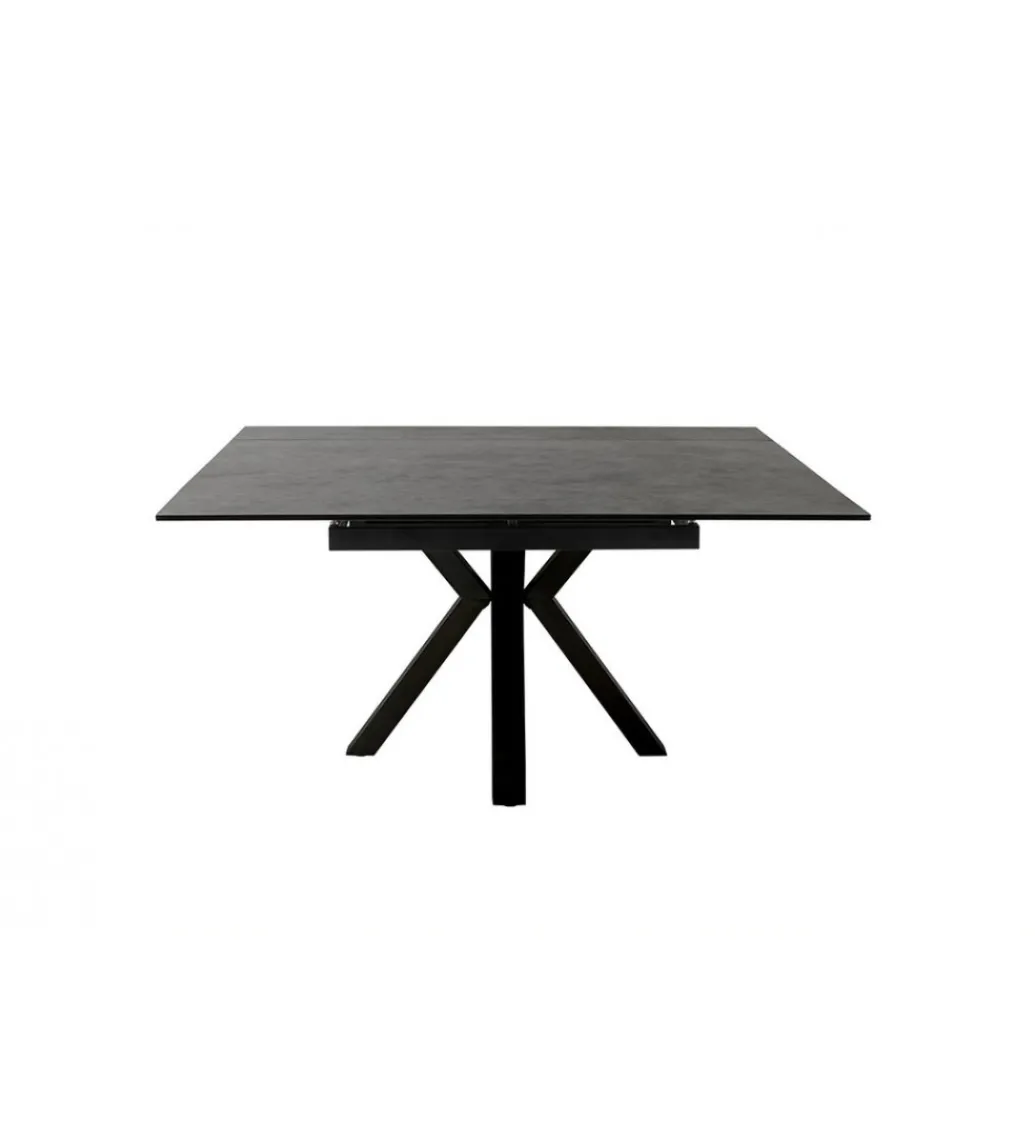 Stół rozkładany PALLINI 150 cm x 90 cm - 120 cm - 150 cm ceramika antracytowy*MCA Sale