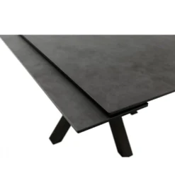 Stół rozkładany PALLINI 150 cm x 90 cm - 120 cm - 150 cm ceramika antracytowy*MCA Sale