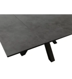 Stół rozkładany PALLINI 150 cm x 90 cm - 120 cm - 150 cm ceramika antracytowy*MCA Sale