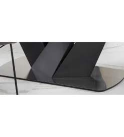 Stół rozkładany PATRIZIO 160 cm - 200 cm antracytowy*Halmar Clearance