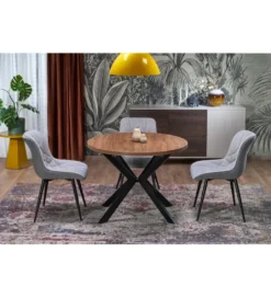 Stół rozkładany PERONI II 100 cm - 250 cm w optyce drewna orzech*Halmar Hot
