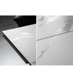 Stół rozkładany PLATON Prometheus 180 cm - 260 cm ceramika w optyce marmuru*Invicta Interior Outlet