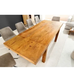 Stół rozkładany PURE od 120 do 200 cm drewno sosny*Invicta Interior - przedsprzedaż New