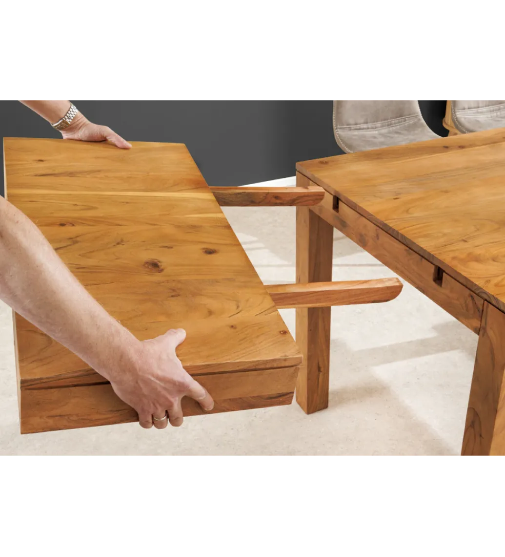 Stół rozkładany PURE od 120 do 200 cm drewno sosny*Invicta Interior - przedsprzedaż New