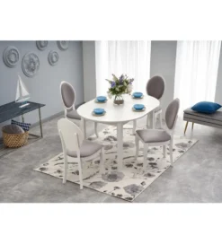Stół rozkładany RINGO 102 cm - 142 cm biały*Halmar Discount