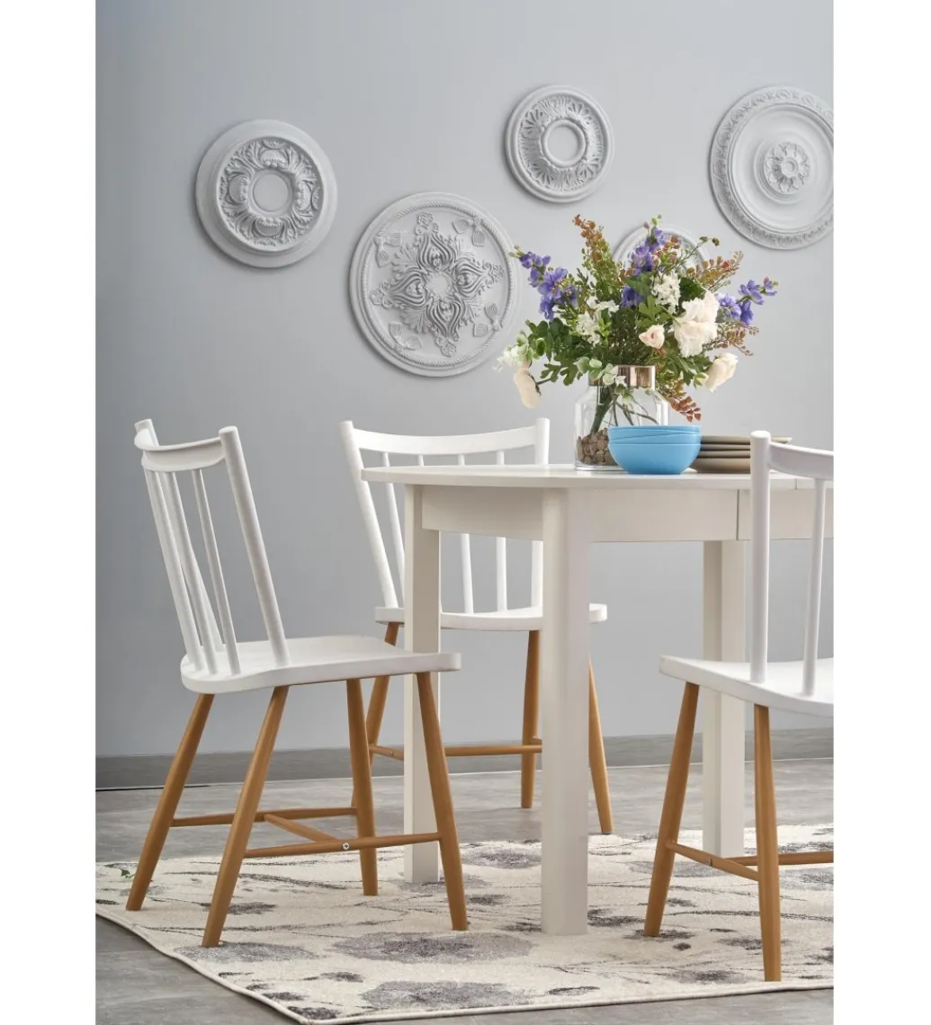 Stół rozkładany RINGO 102 cm - 142 cm biały*Halmar Discount
