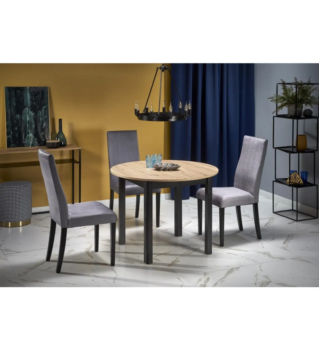 Stół rozkładany RINGO 102 cm - 142 cm w kolorze dąb artisan*Halmar Clearance