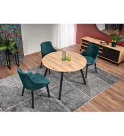 Stół rozkładany RUBEN 102 cm - 142 cm w kolorze dąb artisan*Halmar Hot