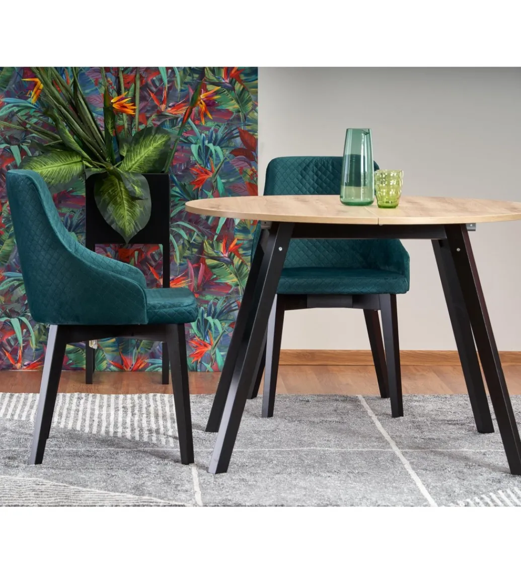 Stół rozkładany RUBEN 102 cm - 142 cm w kolorze dąb artisan*Halmar Hot