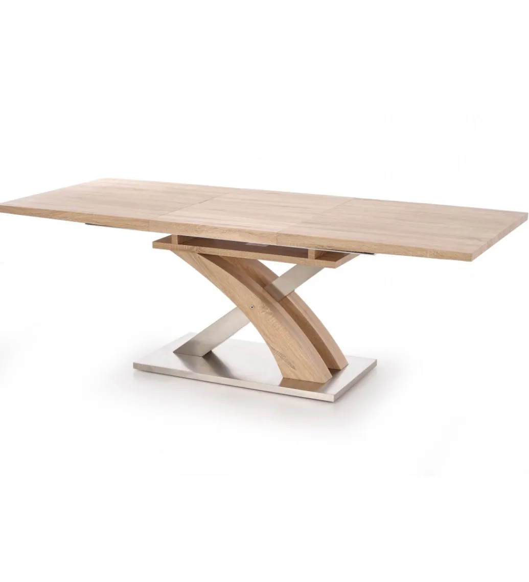 Stół rozkładany SANDOR 160 cm - 220 cm w kolorze dąb sonoma*Halmar Clearance