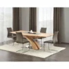 Stół rozkładany SANDOR 160 cm - 220 cm w kolorze dąb złoty*Halmar Clearance