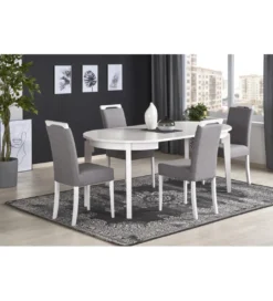 Stół rozkładany SORBUS 100 cm - 200 cm biały*Halmar Online