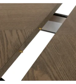 Stół rozkładany TAREMOTO od 160 do 200 cm naturalny czarny*Zona-Design