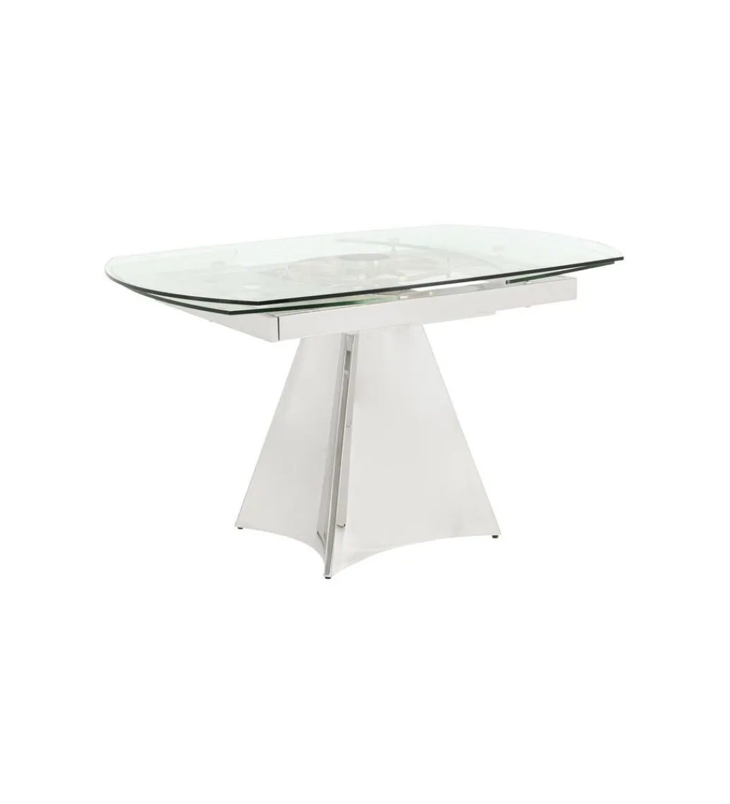 Stół rozkładany TEMPO od 137 do 205 cm szklany*KDesign Online