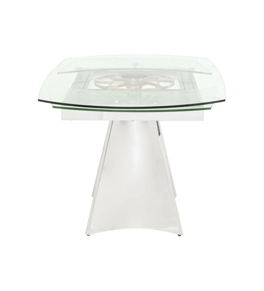 Stół rozkładany TEMPO od 137 do 205 cm szklany*KDesign Online