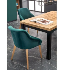 Stół rozkładany TIAGO 140 cm - 220 cm w kolorze dąb craft*Halmar