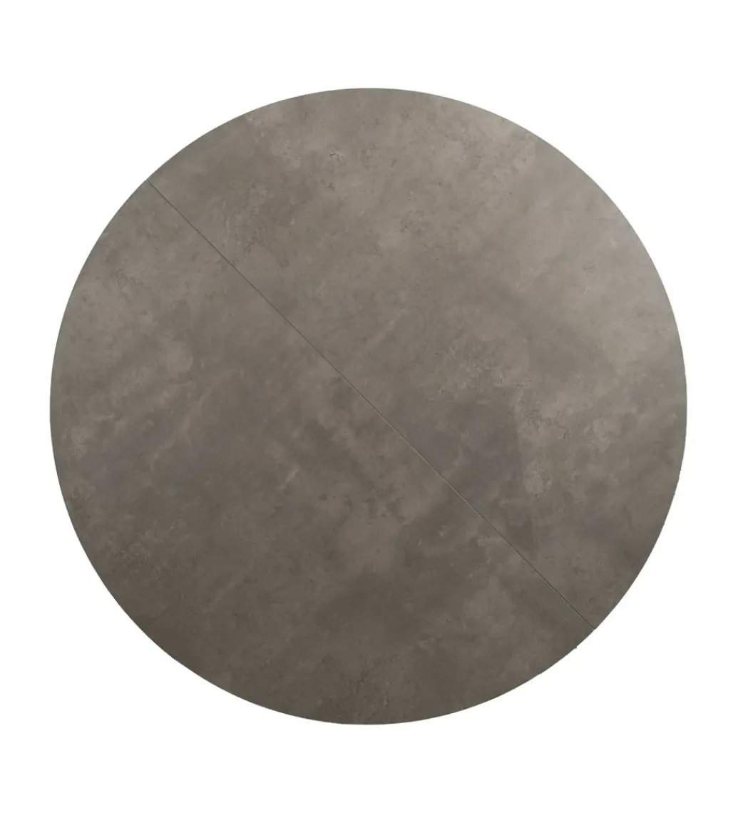 Stół rozkładany TURAMON 120 cm szary czarny*Zona-Design