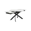Stół rozkładany TWIST od 120 do 180 cm ceramika w optyce kamienia*KDesign Outlet