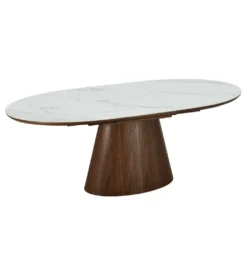 Stół rozkładany UNIQUE od 160 do 200 cm naturalny ceramiczny blat*Invicta Interior Sale