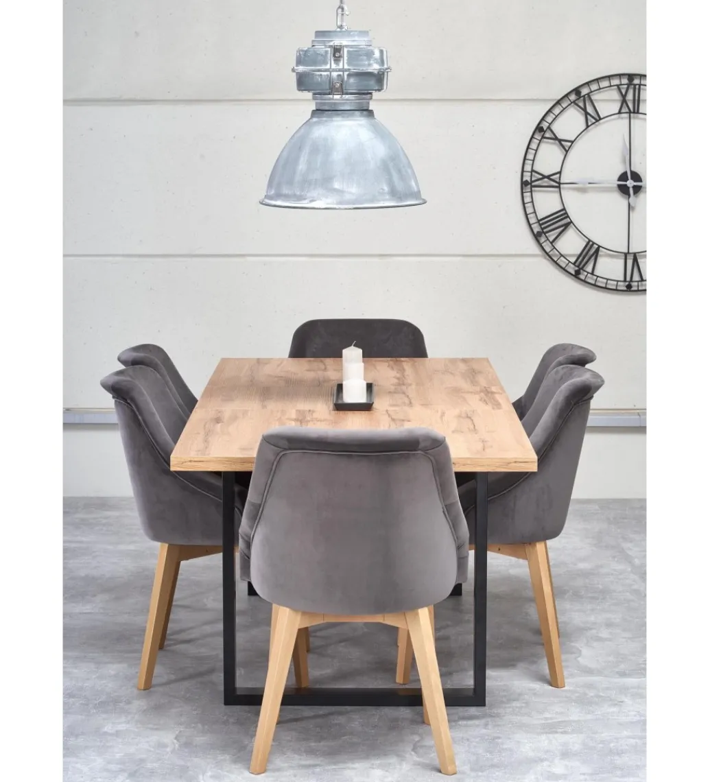 Stół rozkładany VENOM 160 cm - 210 cm w kolorze dąb wotan*Halmar Discount