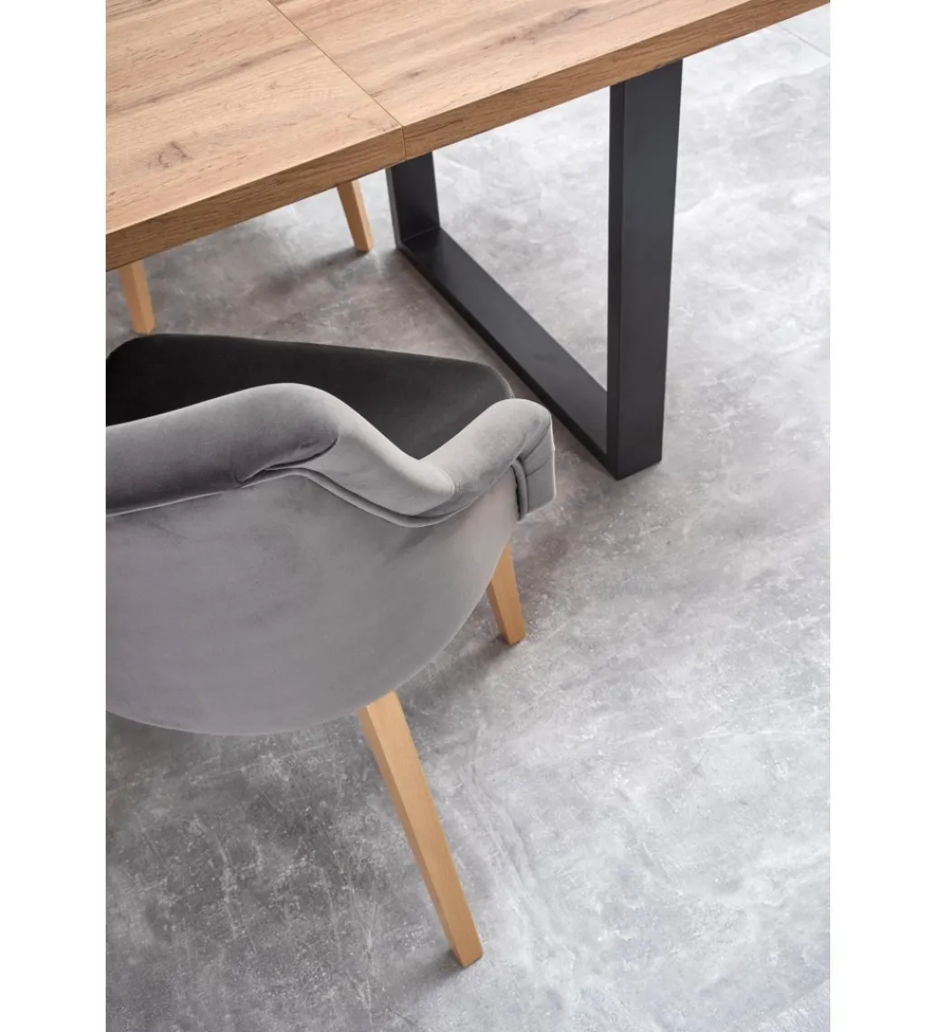 Stół rozkładany VENOM 160 cm - 210 cm w kolorze dąb wotan*Halmar Discount