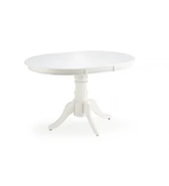 Stół rozkładany WILLIAM 90 cm - 124 cm biały*Halmar