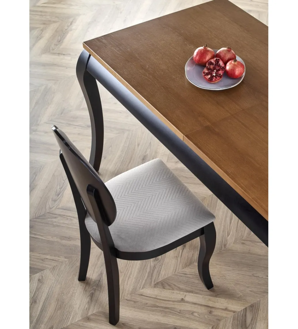 Stół rozkładany WINDSOR 160 cm - 240 cm w kolorze dąb ciemny*Halmar Discount