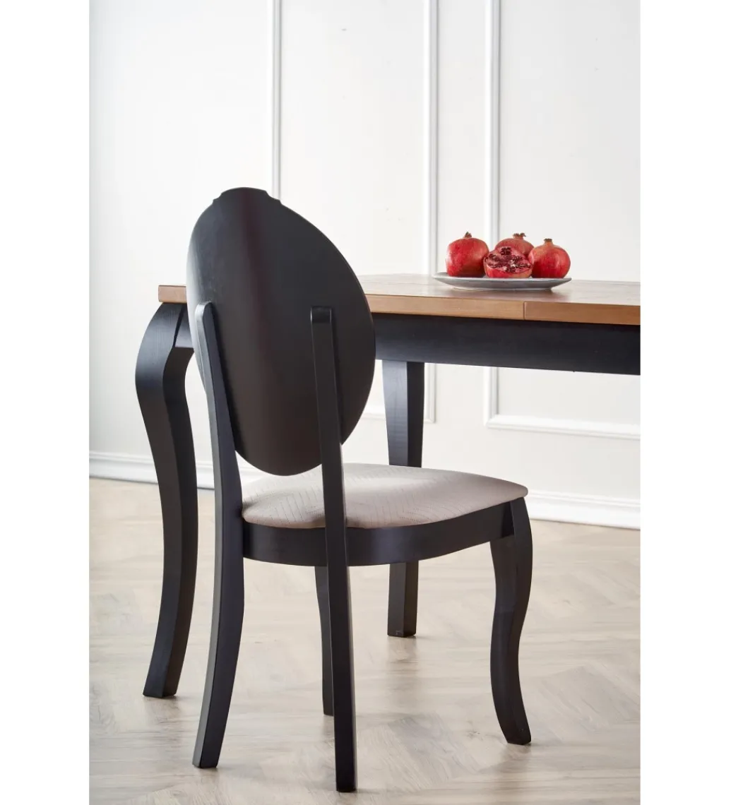 Stół rozkładany WINDSOR 160 cm - 240 cm w kolorze dąb ciemny*Halmar Discount