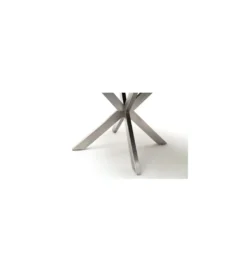 Stół rozkładany WINNIPEG 120 cm - 160 cm antracytowo srebrny*MCA Outlet
