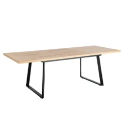 Stół rozkładany WOPUNET od 170 do 230 cm naturalny czarny*Zona-Design Online