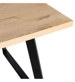 Stół rozkładany WOPUNET od 170 do 230 cm naturalny czarny*Zona-Design Online