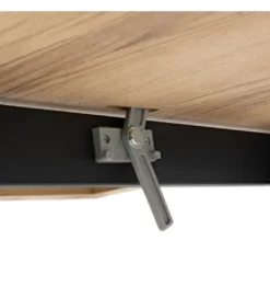 Stół rozkładany WOPUNET od 170 do 230 cm naturalny czarny*Zona-Design Online