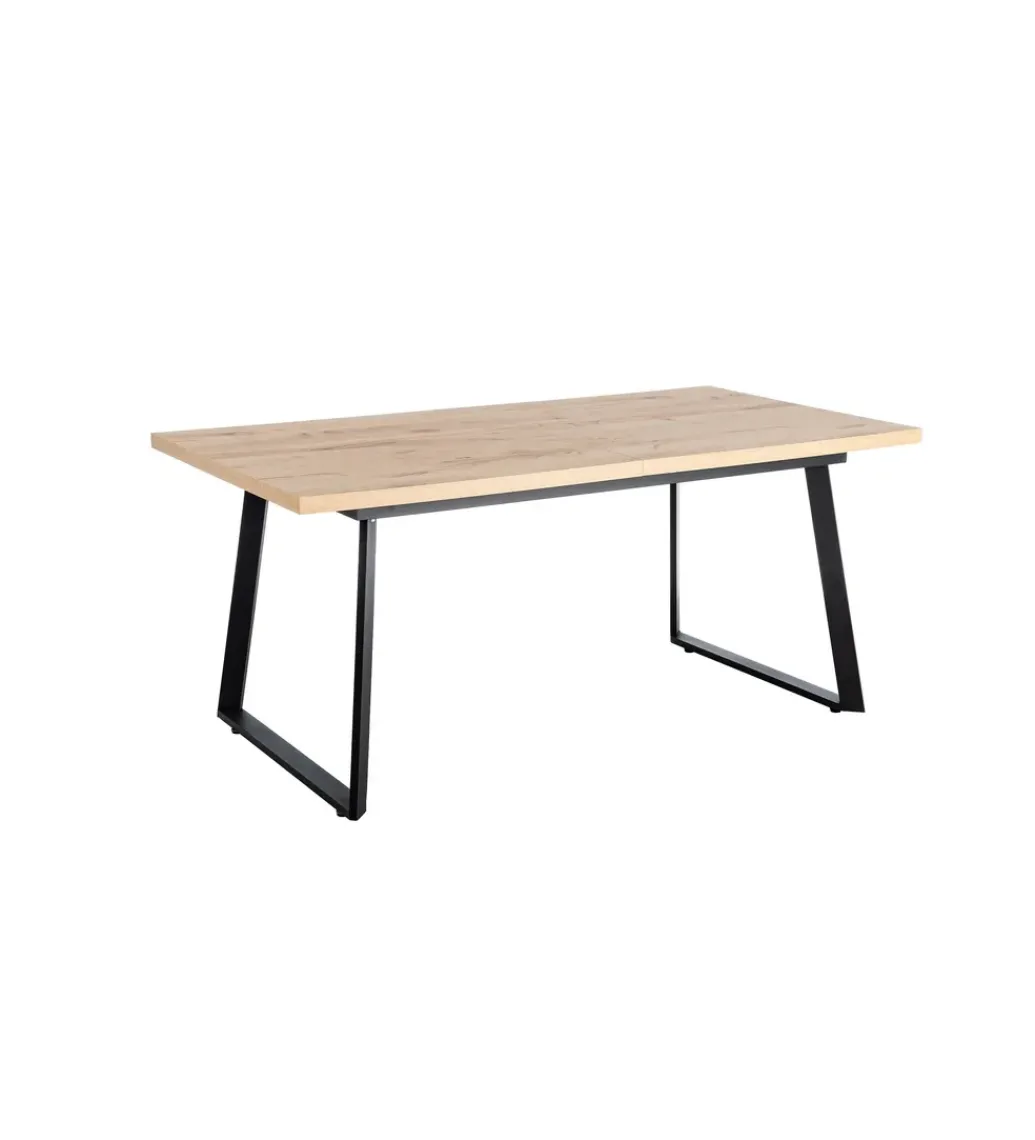 Stół rozkładany WOPUNET od 170 do 230 cm naturalny czarny*Zona-Design Online