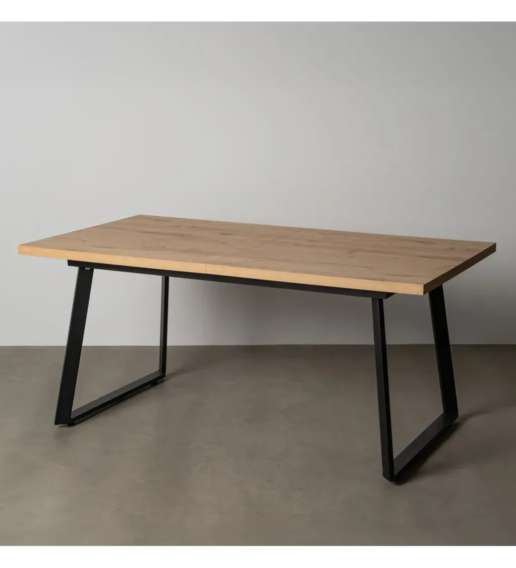 Stół rozkładany WOPUNET od 170 do 230 cm naturalny czarny*Zona-Design Online