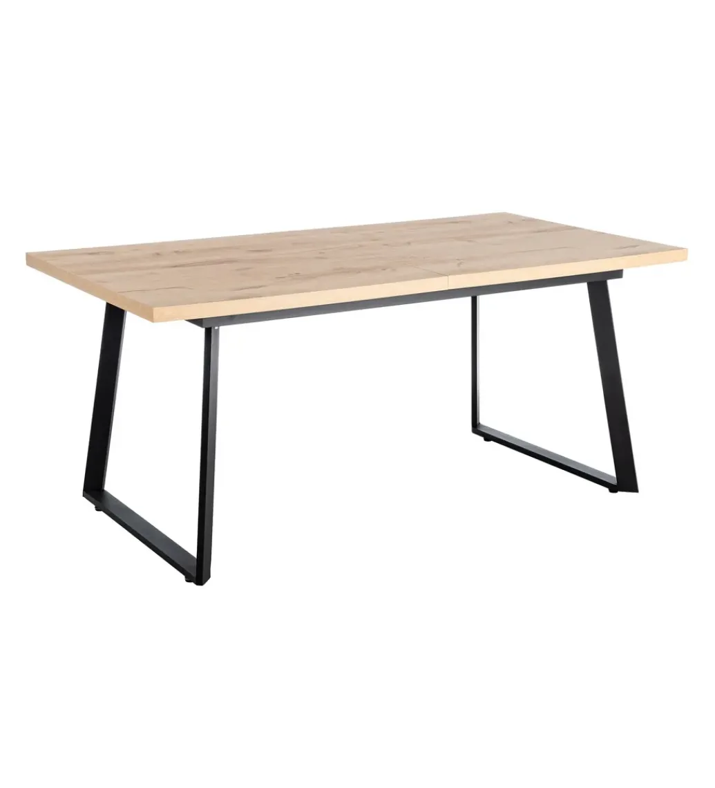 Stół rozkładany WOPUNET od 170 do 230 cm naturalny czarny*Zona-Design Online