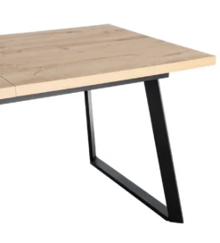 Stół rozkładany WOPUNET od 170 do 230 cm naturalny czarny*Zona-Design Online