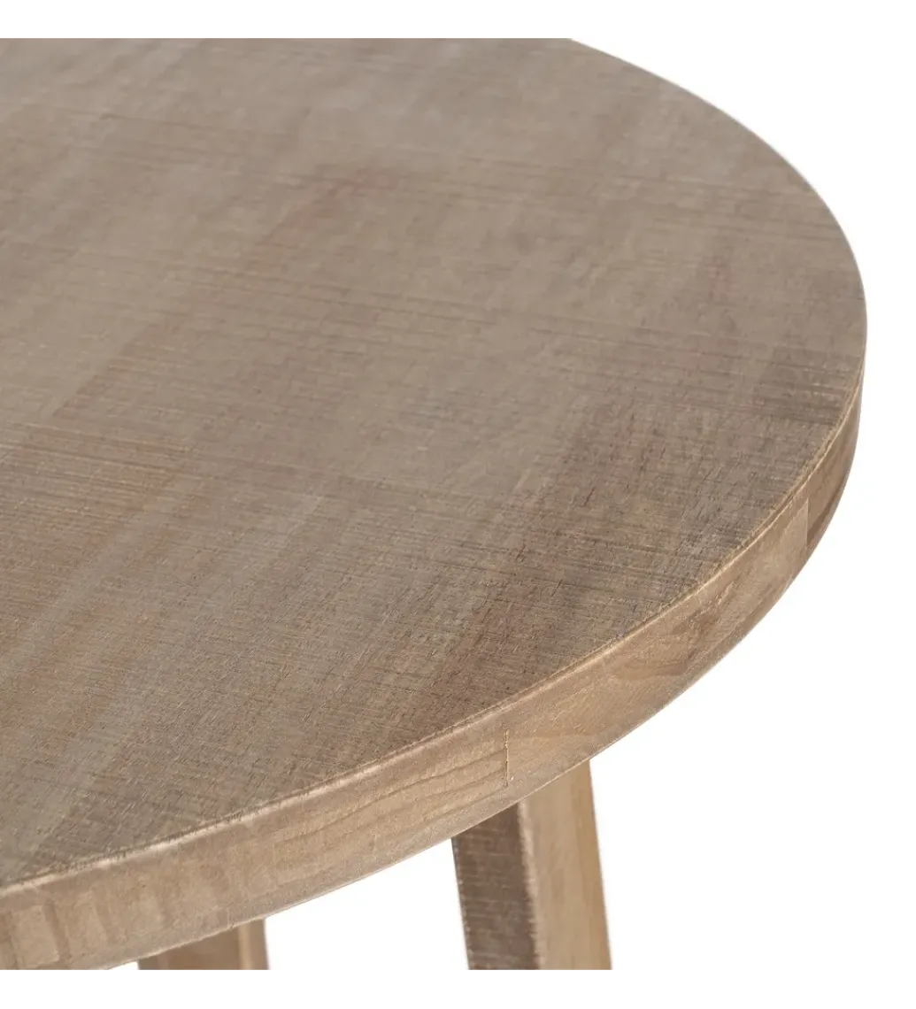 Stół RUBBERY 102 cm drewno kauczuk naturalne*Zona-Design Discount