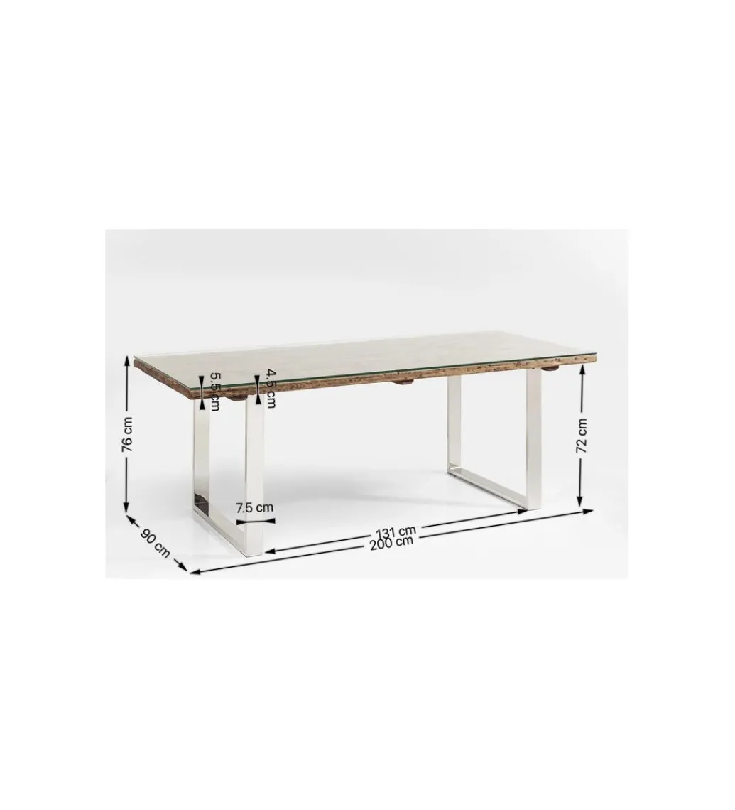 Stół RUSTICO 200 x 90 cm naturalny*KARE Sale
