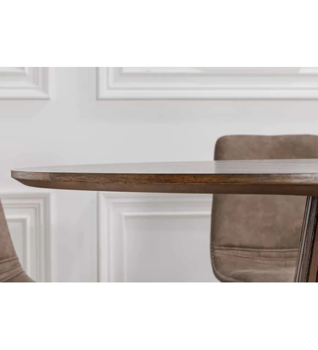 Stół SANZA 140 cm w optyce dąb ciemny*Invicta Interior Sale