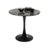Stół SCHICKERIA 80 cm efekt czarnego marmuru*KARE New