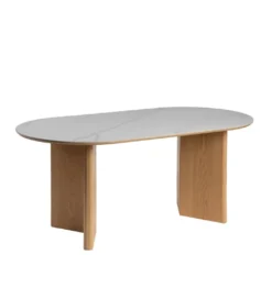 Stół TRANKY 180 x 90 cm brązowy blat ceramika*Zona-Design Clearance