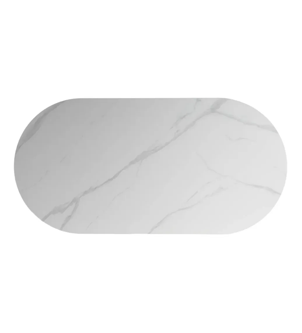 Stół TRANKY 180 x 90 cm brązowy blat ceramika*Zona-Design Clearance